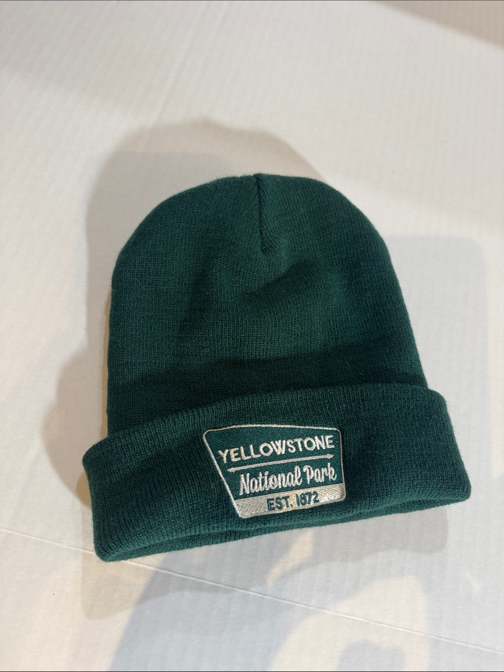 American Needle "Yellowstone National Park Est. 1872." Dark green